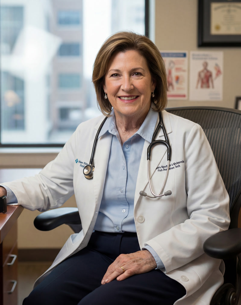 Dr. Amanda Foster, cardiologist specializing in arrhythmia management with extended monitoring